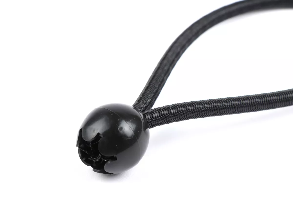 Expander, klemrubber -Monoflex, 180mm, met kogel- universeel voor oliefleshouder, olieblikhouder, bagagerek en bagagerekje