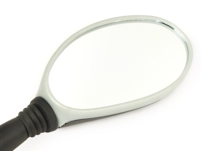 Mirror -OEM QUALITY- Vespa ET2/ET4 - grey/black - rhs