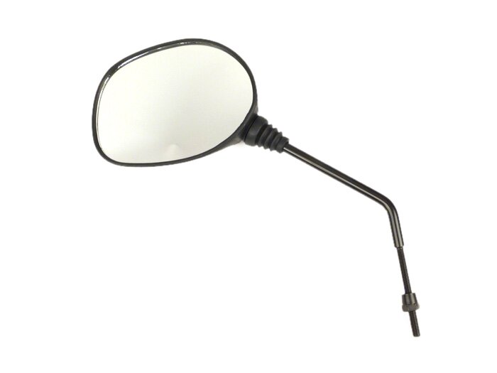 Mirror -OEM QUALITY- Piaggio NRG, NRG Extreme, NRG mc², NRG mc³, NRG Purejet, Quartz, SKR, Zip, Zip FR, Zip RST, Zip SP - black - left - M8 right-hand thread