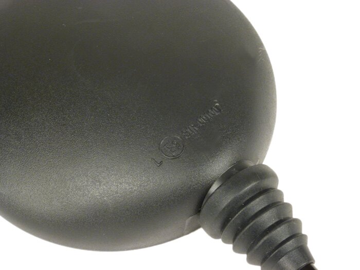 Cermin -KUALITAS OEM- Piaggio Liberty 50-150 - hitam - kiri - ulir kanan M8