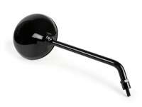 Mirror -MOTO NOSTRA- Vespa GTS 125-250-300, GTL 125 (ZAPM 31101) - glossy black - rhs/lhs - M8 right-hand thread