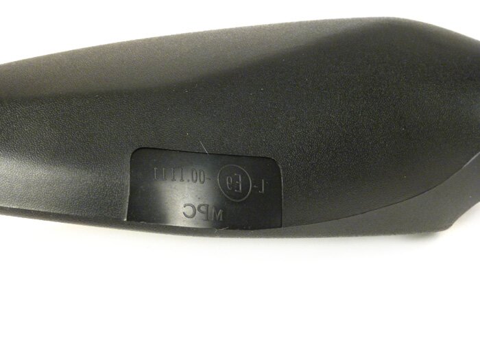 Specchio -QUALITÀ OEM- Vespa X7 125, X7 250, X7 300 - nero - destro - filettatura M10 destra