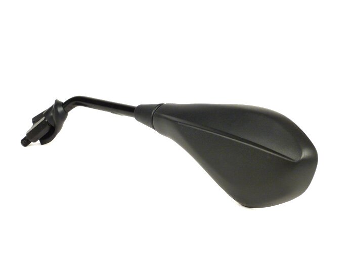 Mirror -OEM QUALITY- Vespa X7 125, X7 250, X7 300 - black - left - M10 right-hand thread