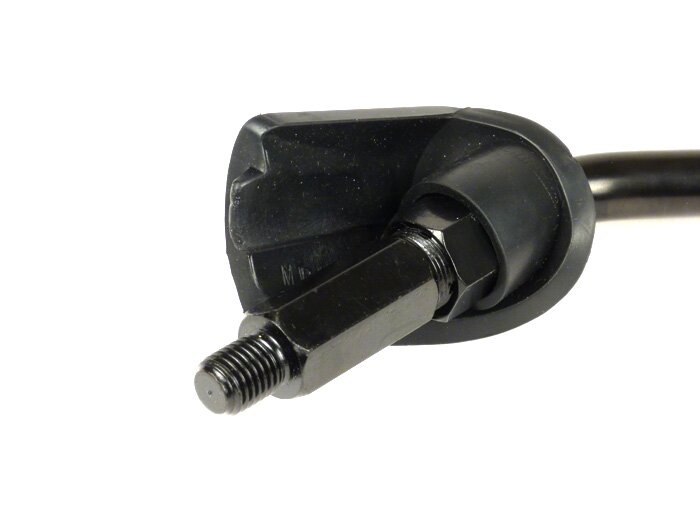 Mirror -OEM QUALITY- Vespa X7 125, X7 250, X7 300 - black - left - M10 right-hand thread