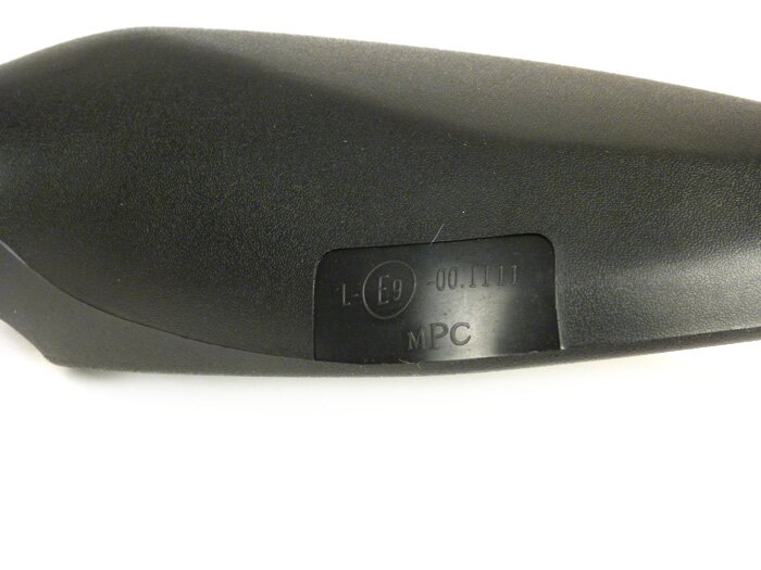 Mirror -OEM QUALITY- Vespa X7 125, X7 250, X7 300 - black - left - M10 right-hand thread