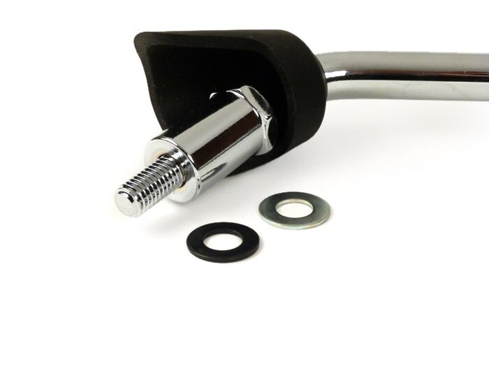 Specchio -QUALITÀ OEM- Vespa Primavera 50 (ZAPC53), Primavera 125 (ZAPM81) - adatto anche per Vespa GTS 125-300 HPE (2019-2022) - utilizzabile a destra e a sinistra - cromato