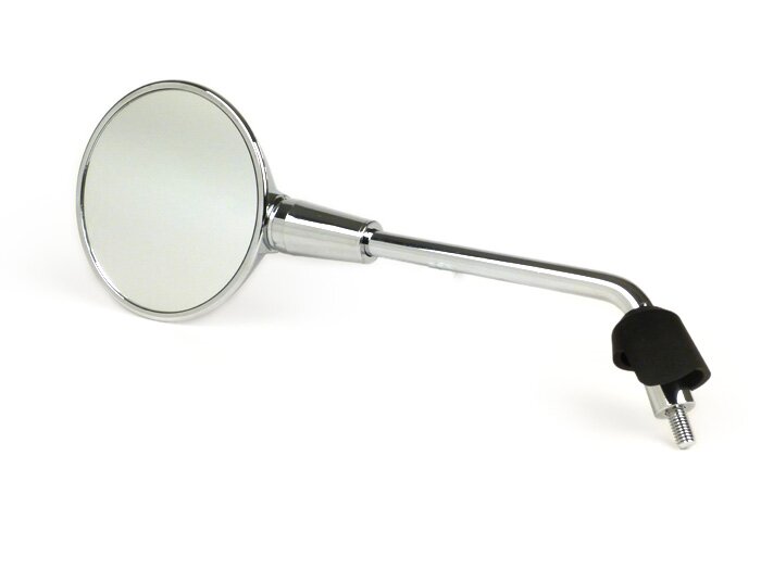 Specchio -QUALITÀ OEM- Vespa Primavera 50 (ZAPC53), Primavera 125 (ZAPM81) - adatto anche per Vespa GTS 125-300 HPE (2019-2022) - utilizzabile a destra e a sinistra - cromato