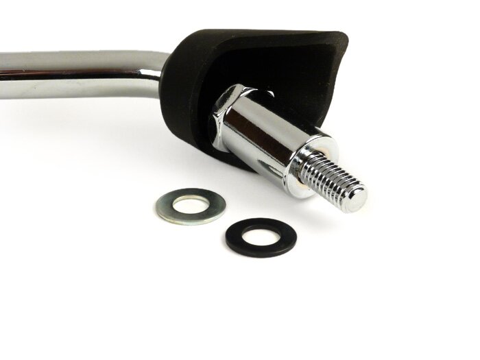 Specchio -QUALITÀ OEM- Vespa Primavera 50 (ZAPC53), Primavera 125 (ZAPM81) - adatto anche per Vespa GTS 125-300 HPE (2019-2022) - utilizzabile a destra e a sinistra - cromato