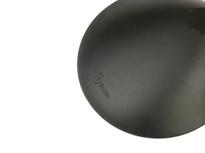 Mirror -OEM QUALITY- Vespa Primavera 50 (ZAPC53), Primavera 125 (ZAPM81) - also suitable for Vespa GTS 125-300 HPE (2019-2022) - rhs/lhs - black matt