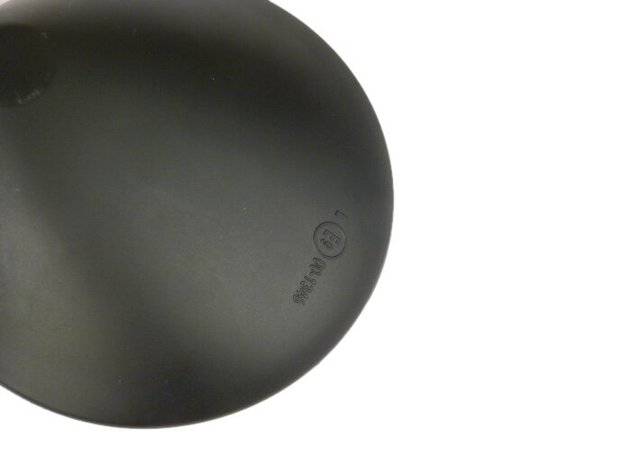 Mirror -OEM QUALITY- Vespa Primavera 50 (ZAPC53), Primavera 125 (ZAPM81) - also suitable for Vespa GTS 125-300 HPE (2019-2022) - rhs/lhs - black matt