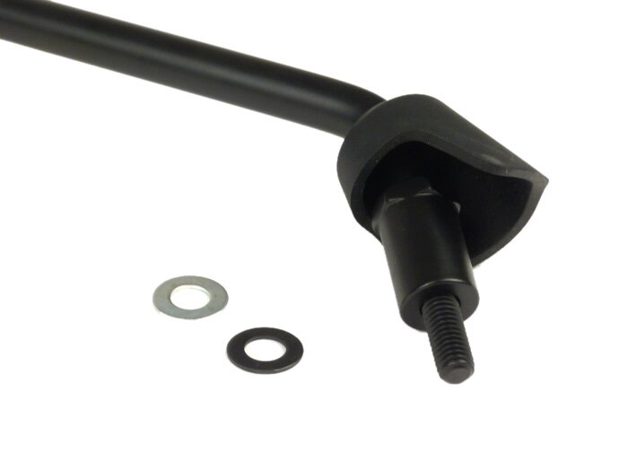Mirror -OEM QUALITY- Vespa Primavera 50 (ZAPC53), Primavera 125 (ZAPM81) - also suitable for Vespa GTS 125-300 HPE (2019-2022) - rhs/lhs - black matt