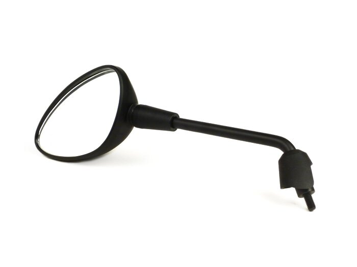 Espejo -CALIDAD OEM- Vespa Sprint 50 (ZAPC53), Sprint 125 (ZAPM81) - M8 rosca izquierda - izquierdo - negro mate