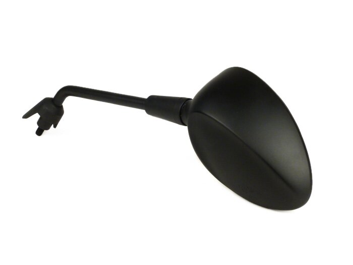Espejo -CALIDAD OEM- Vespa Sprint 50 (ZAPC53), Sprint 125 (ZAPM81) - M8 rosca izquierda - izquierdo - negro mate