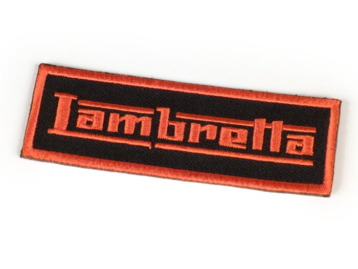 Toppa - Toppa -LAMBRETTA- arancione - 90x30mm