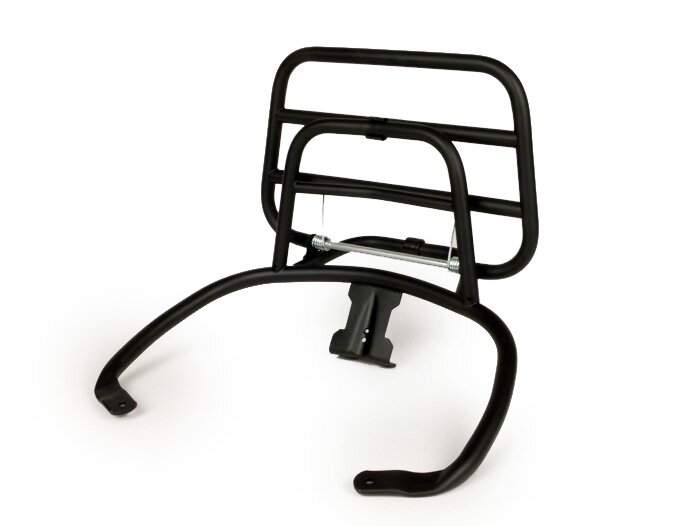 Rear rack, fold down -FA ITALIA- Vespa Primavera 50 (ZAPC53100, ZAPC53200), Vespa Primavera 125 (ZAPM81100), Vespa Primavera 150 (ZAPM81200), Vespa Sprint 50 (ZAPC53101, ZAPC53201), Vespa Sprint 125 (RP8M82111, ZAPM81300, ZAPM81301) - matt black