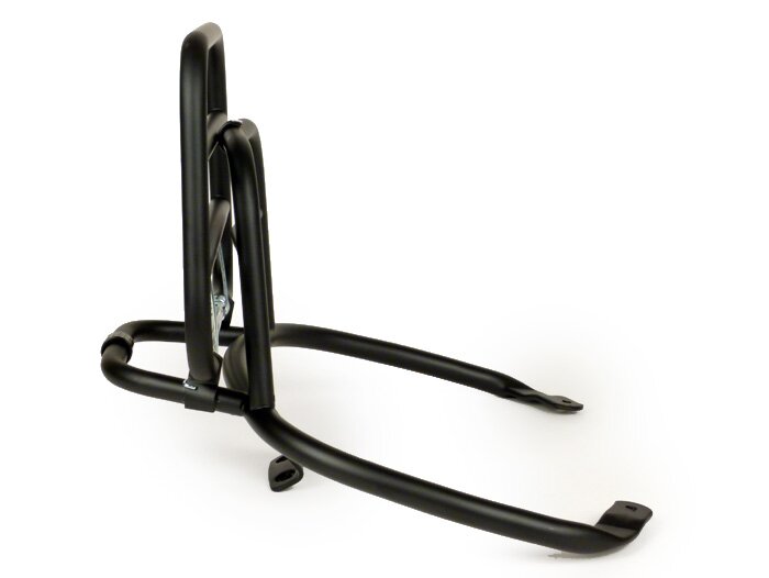 Rear rack, fold down -FA ITALIA- Vespa Primavera 50 (ZAPC53100, ZAPC53200), Vespa Primavera 125 (ZAPM81100), Vespa Primavera 150 (ZAPM81200), Vespa Sprint 50 (ZAPC53101, ZAPC53201), Vespa Sprint 125 (RP8M82111, ZAPM81300, ZAPM81301) - matt black