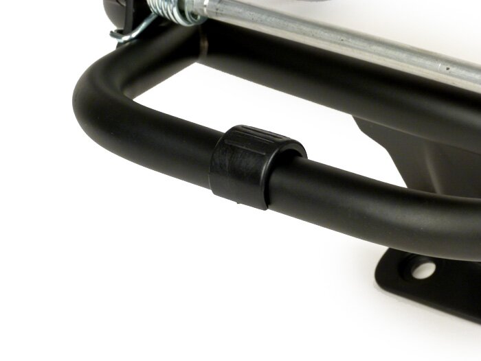 Rear rack, fold down -FA ITALIA- Vespa Primavera 50 (ZAPC53100, ZAPC53200), Vespa Primavera 125 (ZAPM81100), Vespa Primavera 150 (ZAPM81200), Vespa Sprint 50 (ZAPC53101, ZAPC53201), Vespa Sprint 125 (RP8M82111, ZAPM81300, ZAPM81301) - matt black