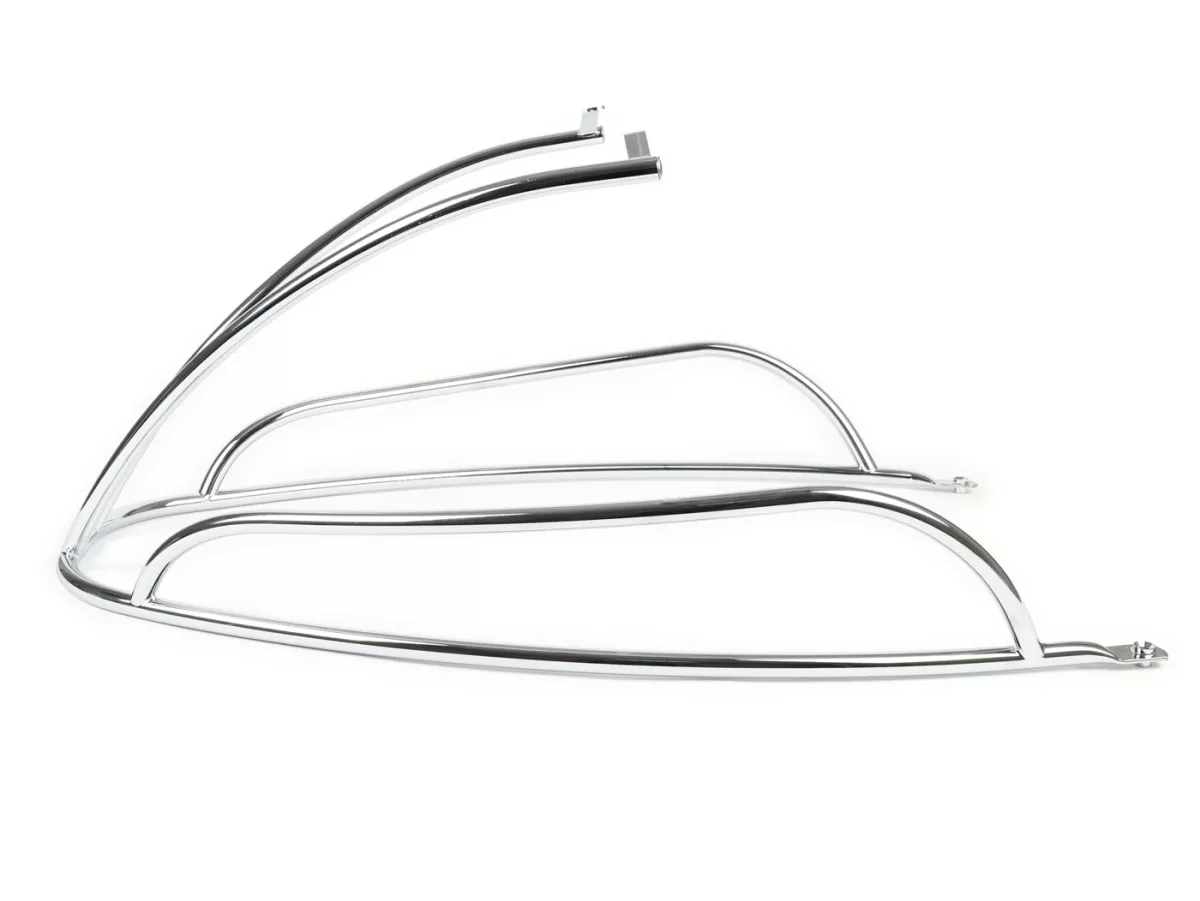 Rear crash bar -FA ITALIA- Vespa Primavera 50 (ZAPC53100, ZAPC53200), Vespa Primavera 125 (ZAPM81100), Vespa Primavera 150 (ZAPM81200), Vespa Sprint 50 (ZAPC53101, ZAPC53201), Vespa Sprint 125 (RP8M82111, ZAPM81300, ZAPM81301) - chrome