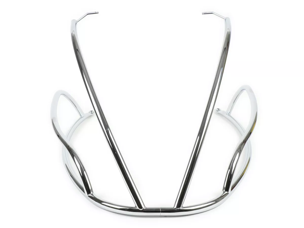 Rear crash bar -FA ITALIA- Vespa Primavera 50 (ZAPC53100, ZAPC53200), Vespa Primavera 125 (ZAPM81100), Vespa Primavera 150 (ZAPM81200), Vespa Sprint 50 (ZAPC53101, ZAPC53201), Vespa Sprint 125 (RP8M82111, ZAPM81300, ZAPM81301) - chrome