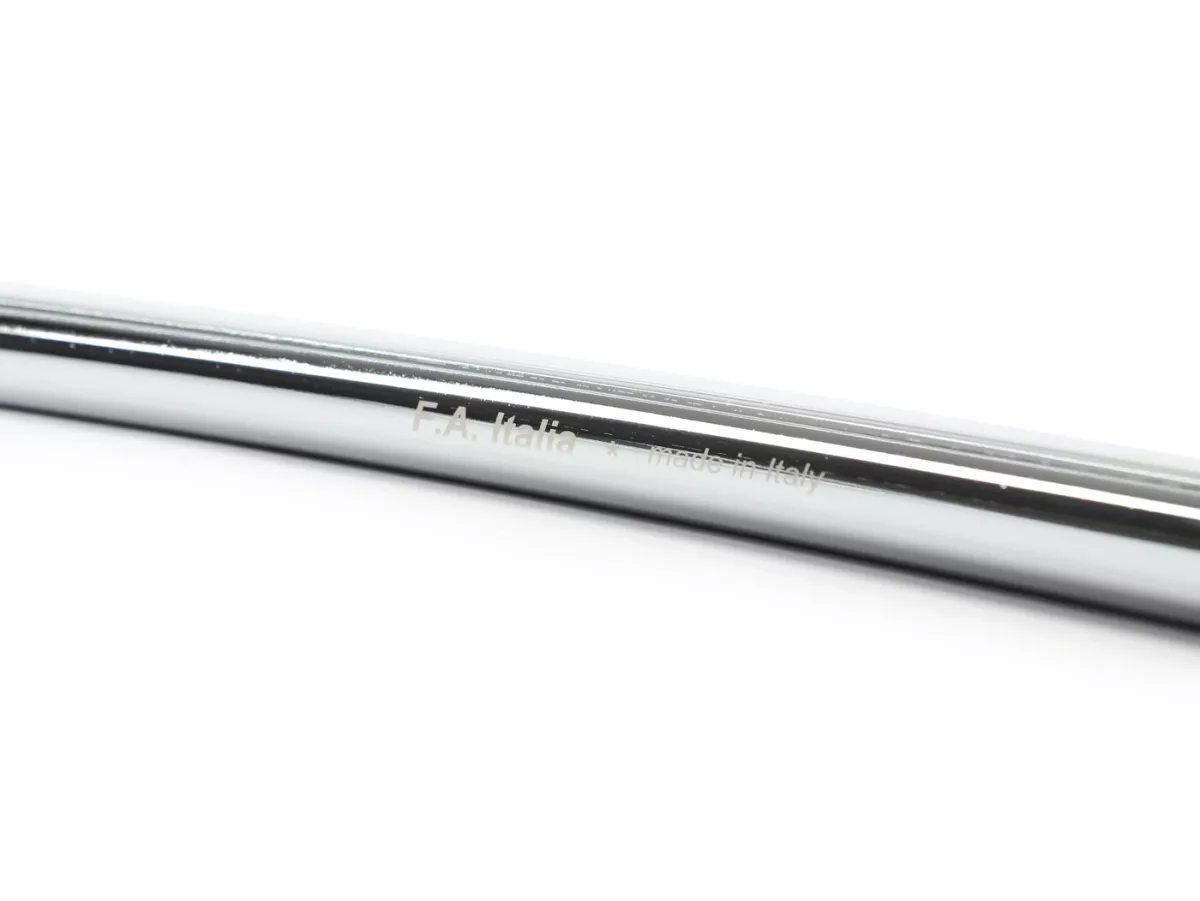 Rear crash bar -FA ITALIA- Vespa Primavera 50 (ZAPC53100, ZAPC53200), Vespa Primavera 125 (ZAPM81100), Vespa Primavera 150 (ZAPM81200), Vespa Sprint 50 (ZAPC53101, ZAPC53201), Vespa Sprint 125 (RP8M82111, ZAPM81300, ZAPM81301) - chrome