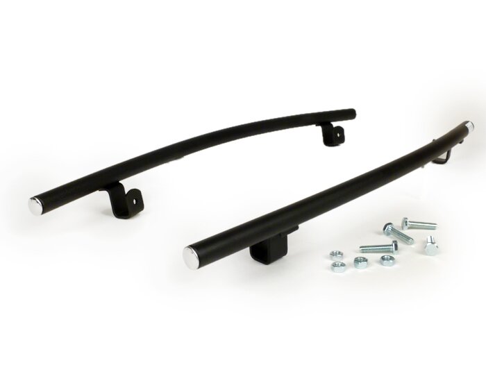 Crash bar rear (small version) -FA ITALIA- Vespa Primavera 50 (ZAPC53), Vespa Primavera 125 (ZAPM81100), Vespa Primavera 150 (ZAPM81200), Vespa Sprint 50 (ZAPC53), Vespa Sprint 125 (RP8M82111, ZAPM81) - matt black