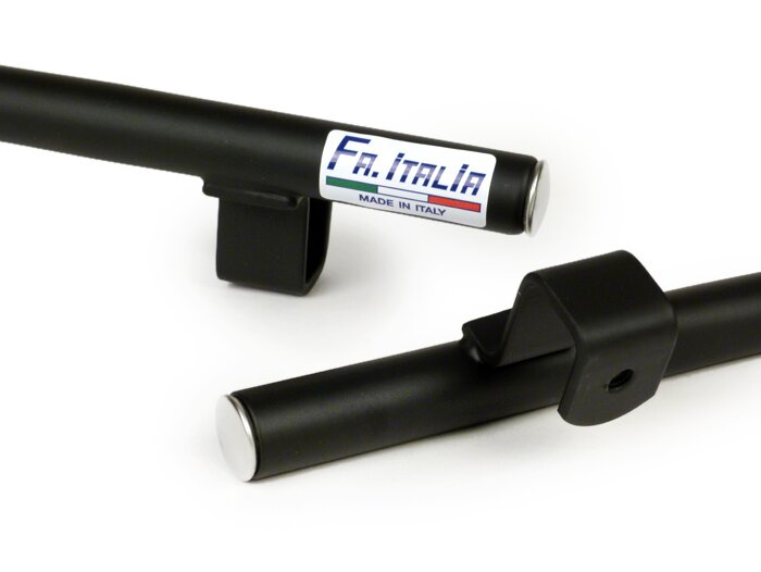 Crash bar rear (small version) -FA ITALIA- Vespa Primavera 50 (ZAPC53), Vespa Primavera 125 (ZAPM81100), Vespa Primavera 150 (ZAPM81200), Vespa Sprint 50 (ZAPC53), Vespa Sprint 125 (RP8M82111, ZAPM81) - matt black