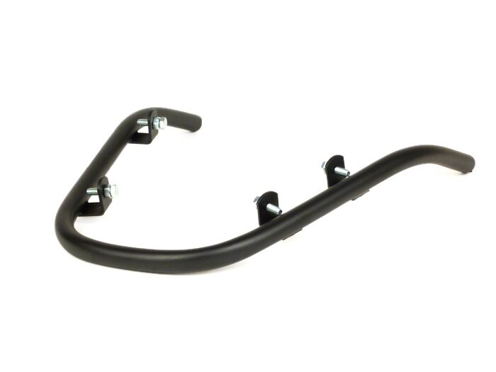 Voorbumper -FA ITALIA- Vespa Primavera 50 (ZAPC53100, ZAPC53200), Vespa Primavera 125 (ZAPM81100), Vespa Primavera 150 (ZAPM81200), Vespa Sprint 50 (ZAPC53101, ZAPC53201), Vespa Sprint 125 (RP8M82111, ZAPM81300, ZAPM81301) - mat zwart
