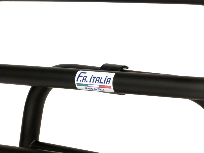 Rear rack, fold down -FA ITALIA- Vespa GT, GTL, GTV, GTS, GTS Super, GT60 - 125-200-250-300cc - matt black