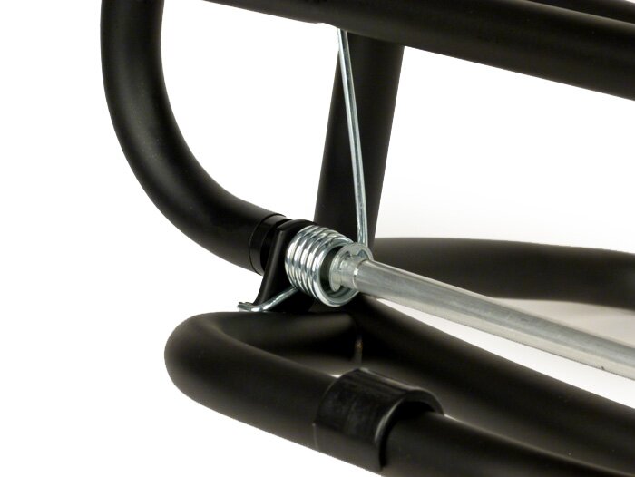 Rear rack, fold down -FA ITALIA- Vespa GT, GTL, GTV, GTS, GTS Super, GT60 - 125-200-250-300cc - matt black