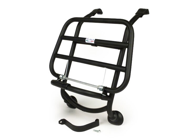 Porte bagages avant rabattable -FA ITALIA- Vespa GT, GTL, GTV, GTS, GTS Super, GT60 - 125-200-250-300cc - noir mat