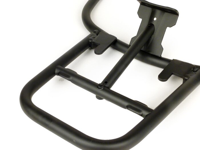 Rear top case carrier (for original Piaggio top case) -FA ITALIA- Vespa GT, GTL, GTV, GTS, GTS Super, GT60 - 125-310 - black matt