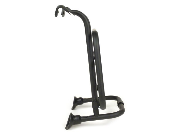 Front rack, fold down -FA ITALIA- Vespa Smallframe V50, PV125, ET3, Vespa Largeframe Rally180, Vespa Rally200, Sprint150, TS125, GT125, GTR125 - black