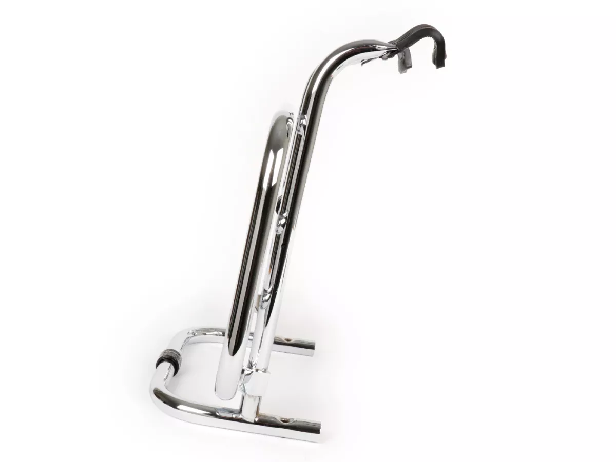 Inklapbaar bagagerek vooraan -FA ITALIA- Vespa Smallframe V50, PV125, ET3, Vespa Largeframe Rally180, Vespa Rally200, Sprint150, TS125, GT125, GTR125 - Chroom