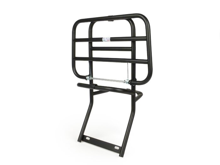 Opvouwbaar bagagerek achter -FA ITALIA- Vespa PX80, PX125, PX150, PX200 - Zwart