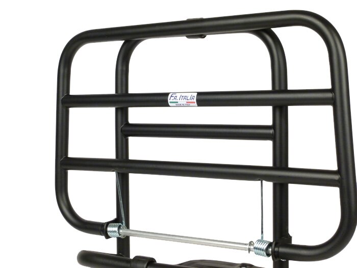 Opvouwbaar bagagerek achter -FA ITALIA- Vespa PX80, PX125, PX150, PX200 - Zwart