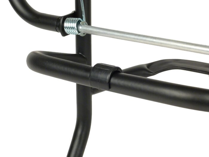 Opvouwbaar bagagerek achter -FA ITALIA- Vespa PX80, PX125, PX150, PX200 - Zwart
