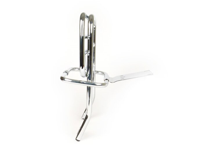 Rear rack, fold down -FA ITALIA reinforced Ø20mm- Vespa PX80, PX125, PX150, PX200 - chromed