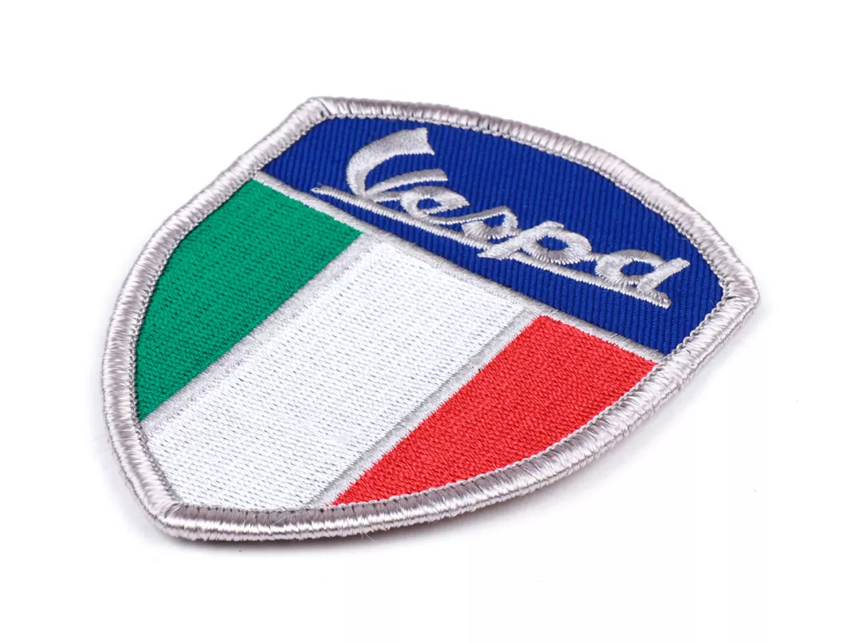 Patch -VESPA (tricolore)- 65x85mm