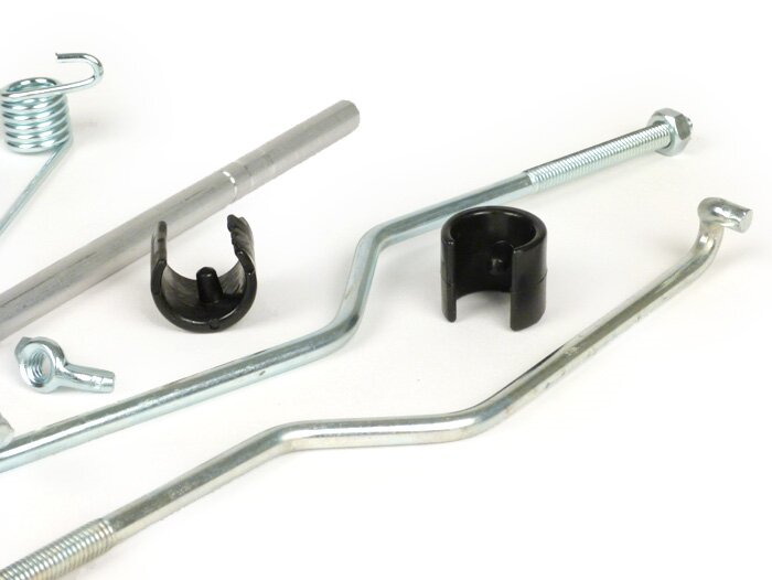 Repair set for rack foldable front -FA ITALIA wide- Vespa PX80, PX125, PX150, PX200, T5 125ccm
