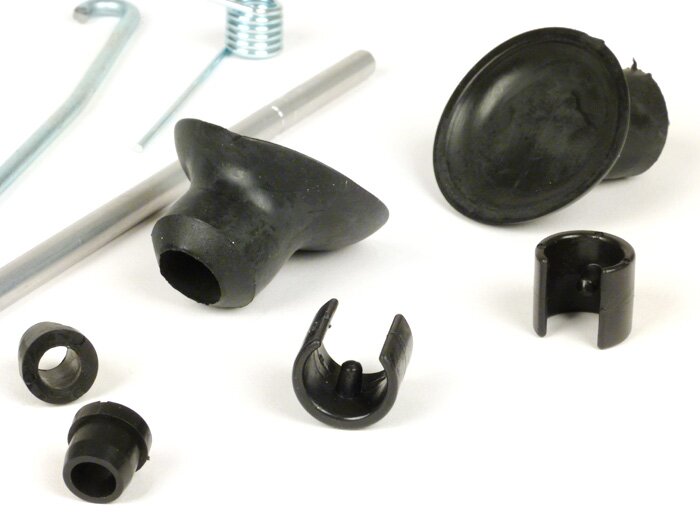 Reparatieset voor inklapbaar voorbagagerek -FA ITALIA nauwsluitend- Vespa PX80, PX125, PX150, PX200, T5 125cc