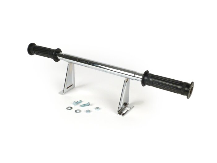 Voetsteunen -MOTO NOSTRA- Groot frame PX80, PX125, PX150, PX200, T5 - Chroom