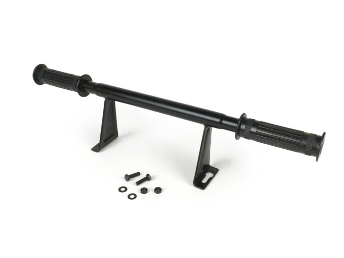 Voetsteunen -MOTO NOSTRA- Groot frame PX80, PX125, PX150, PX200, T5 - Zwart
