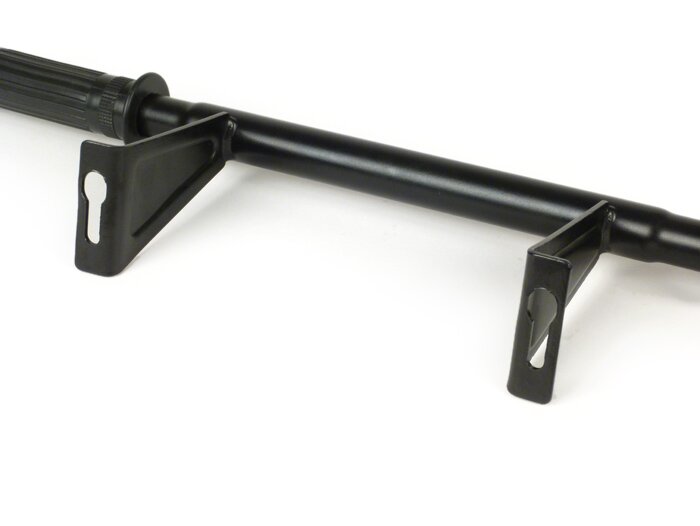 Voetsteunen -MOTO NOSTRA- Groot frame PX80, PX125, PX150, PX200, T5 - Zwart