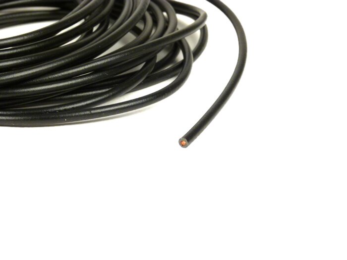 Câble électrique -UNIVERSEL 1,50mm²- 5m - noir