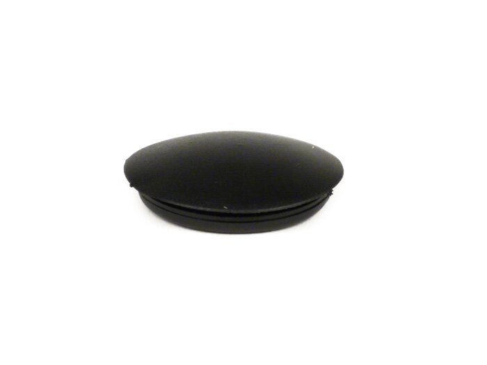 Tappo di chiusura in gomma -UNIVERSALE- nero - Ø=25,4mm - utilizzato per foro specchio Vespa GT/GTS 125-300