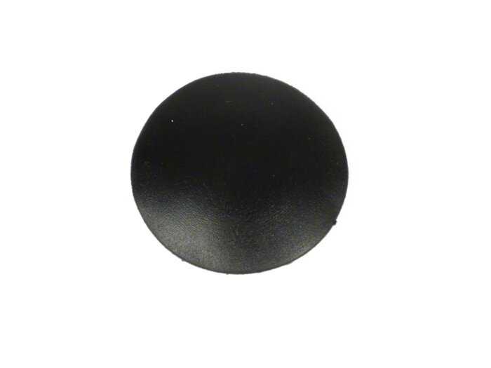 Tappo di chiusura in gomma -UNIVERSALE- nero - Ø=25,4mm - utilizzato per foro specchio Vespa GT/GTS 125-300