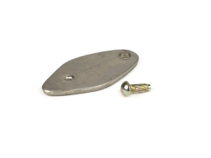 Steering lock cover -OEM QUALITY- Motovespa 150S (engine 502M), 150Sprint (engine 04M), 150GS (engine 04M), 160 (engine 09M), Vespa 50 3V (engine 06M), Vespa 50 4V (engine 07M), Vespa 75 (engine 08M), SUPER (engine 762M), Vespa 75 PR (engine 9PR), Primave