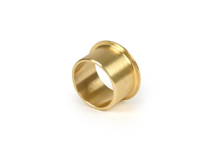 Boccola tubo cambio esterno -BGM ORIGINAL- LML Star - ottone 27,2x23,8x16 mm - utilizzata anche per riparazione manubrio Vespa PX