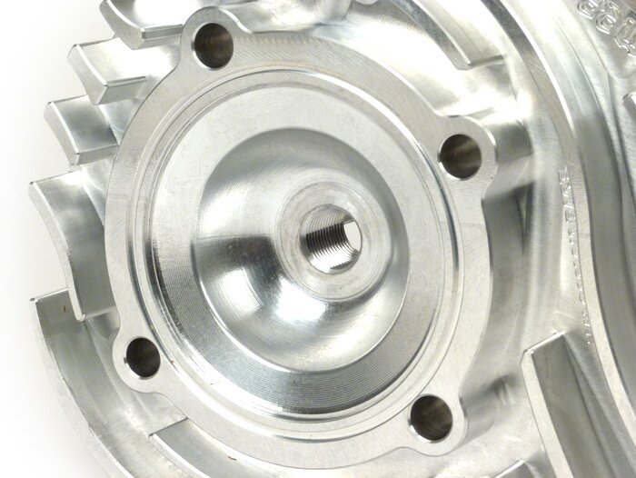 Kepala silinder -MRP CNC Race 210/221 ccm Malossi Sport/MHR- Vespa PX200 - Ø = 68,5 mm - langkah 57/60 mm (kompensasi langkah dengan jarak dasar silinder 1,5 mm)
