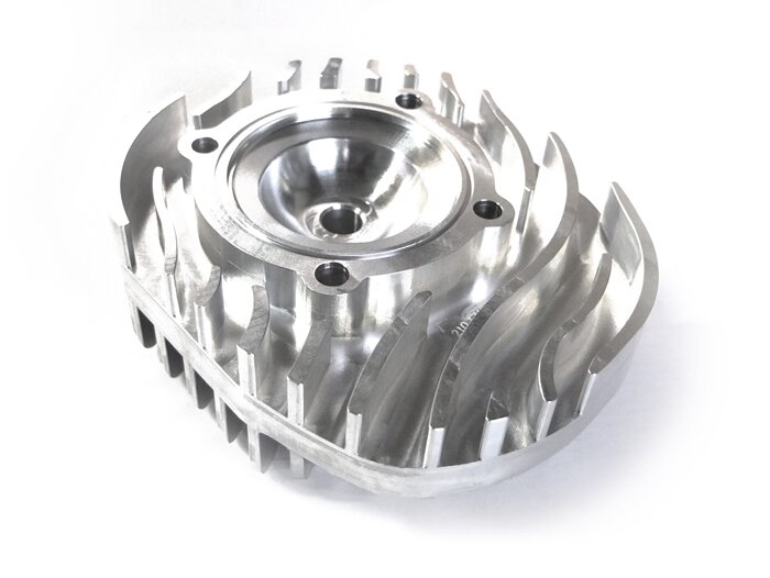 Culata -MRP CNC Touring 210 ccm Malossi Sport/MHR- Vespa PX200 - Ø=68,5mm - Carrera 60mm (compensación de carrera en la culata)